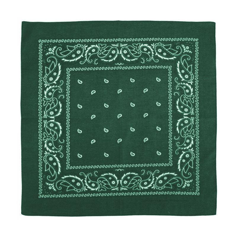MFH Bandana Olive Schwarz 55 x 55 cm Baumwolle
